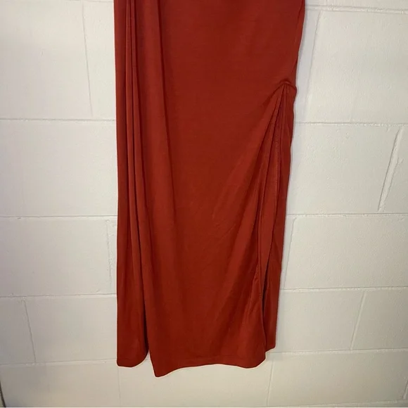 Free People Hayley Midi Strapless Dress in Russet Acorn Women’s Size Medium - Picture 6 of 13